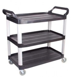 Carros de Servicio con 3 baladas de plástico